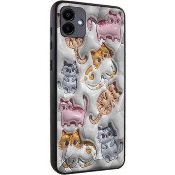 Чохол TPU+PC Prisma Fluffie для Samsung Galaxy A05 Kittens 777-04267 фото
