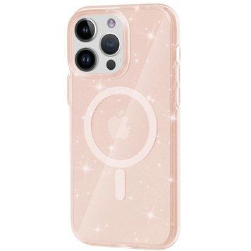 Чехол TPU Galaxy Sparkle Magnetic Fit для Apple iPhone 13 Pro Max (6.7") Gold+Glitter ILSO-00000066249-3 фото