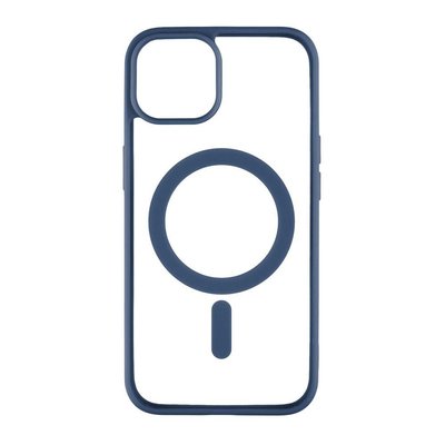Силиконовый чехол Clear Color Case with MagSafe для iPhone 15 Plus Синий 214-00436 фото