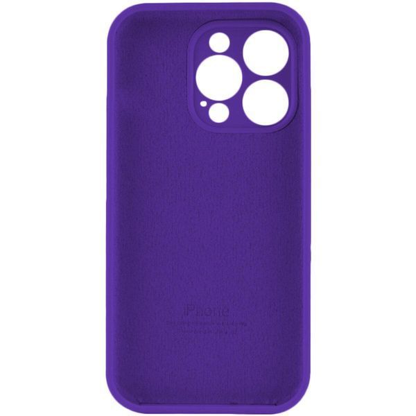 Силіконовий чохол з закритою камерою для iPhone 14 Pro Amethist 666-00858 фото
