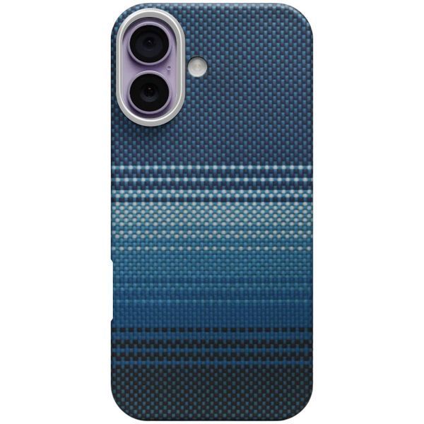 Чохол PC Carbon Protection Slim with MagSafe для Apple iPhone 16 (6.1") Blue 214-04812 фото