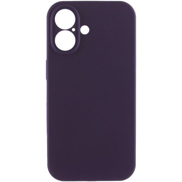 Силіконовий чохол Silk Full Camera Protective для Apple iPhone 16 (6.1") Elderberry 777-09613 фото