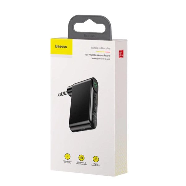 Bluetooth ресивер Baseus BSBA-02 AUX Wireless Audio Receiver Black 656-00263 фото