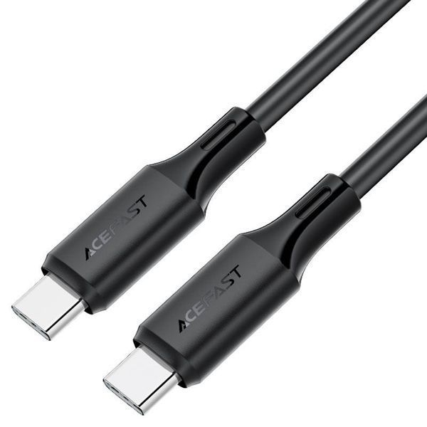 Дата кабель Acefast C17-03 Type-C to Type-C 60W (1.2m) Black ILSO-00000085427-1 фото