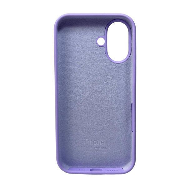 Силиконовый чехол для iPhone 16 Elegant Purple 666-01168 фото