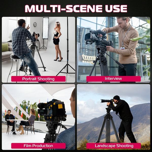 Штатив Ulanzi MT-81 Tripod (80-155cm) Black T080GBB1 фото