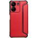 Кожаный чехол-книжка GETMAN Razor (PU) для Xiaomi Redmi 13C / Poco C65 Red 777-07694 фото 2