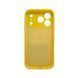 Силіконовий чохол з закритою камерою для iPhone 17 Pro Max Sunny Yellow 666-04347 фото 3