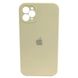 Силиконовый чехол с закрытой камерой для iPhone 12 Pro Pale Yellow 208-00824 фото