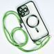 Чехол Crossbody Lanyard with Magsafe с шнурком для iPhone 14 Pro Max Green 214-02653 фото