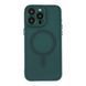 Чохол TPU+PC Magnetic Matte Camera Lens with Magsafe для iPhone 14 Pro Dark Green 757-00259 фото