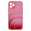 Накладка Glass TPU Prism Circles для iPhone 12 Rose-Red 217-00019 фото