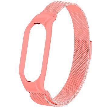 Ремінець Milanese Loop Design для Xiaomi Mi Band 7 Peach 212-01622 фото