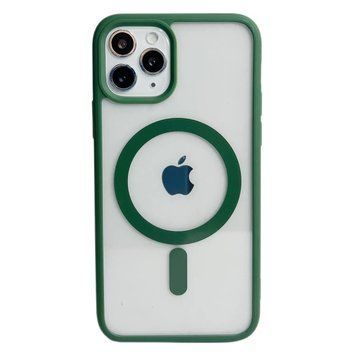 Силіконовий чохол Clear Color Case with MagSafe для iPhone 13 Pro Max Зелений 214-00149 фото