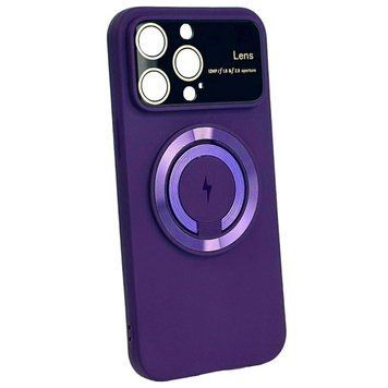 Чехол HD Glass Film Lens Separate Camera with MagSafe для iPhone 14 Pro Purple 214-02071 фото