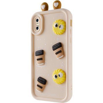 Чохол TPU Toys Case with Ears для Apple iPhone X / XS (5.8") Sand 208-05413 фото