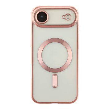 Чехол TPU Metallic Chrome Full Camera with Magsafe для iPhone 17 Air Chrome Rose 214-04614 фото