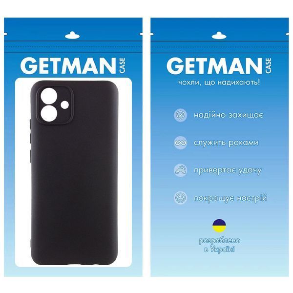 Чехол TPU GETMAN Liquid Silk Full Camera для Samsung Galaxy A04e Черный / Black ILSO-00000075772-15 фото