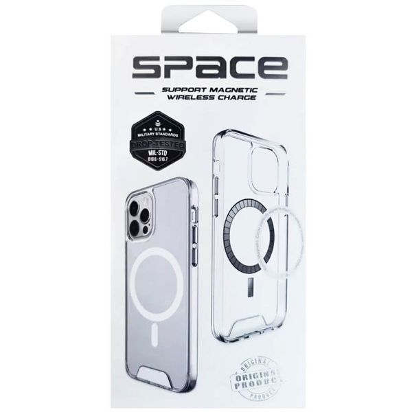 Чехол TPU Space Case with Magnetic Fit для Motorola Moto G06 Прозрачный ILSO-00000087339-1 фото