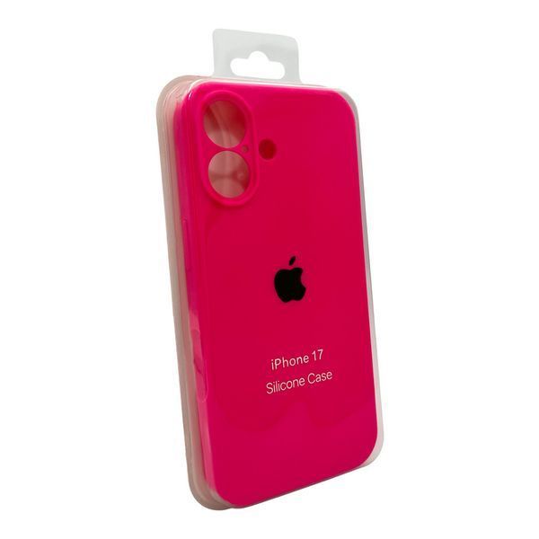 Силиконовый чехол с закрытой камерой для iPhone 17 Shyny Pink 666-04192 фото