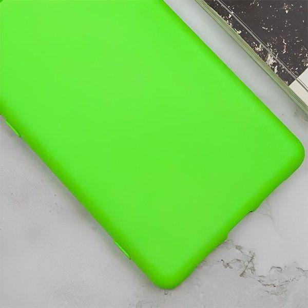 Чохол TPU GETMAN Liquid Silk Full Camera для Xiaomi Redmi A3 Салатовий / Neon Green ILSO-00000075781-9 фото