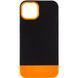 Чохол TPU+PC Bichromatic для Apple iPhone 12 Pro Max (6.7") Black / Orange 555-03940 фото