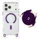 Чохол TPU+PC LanyardCase with MagSafe для iPhone 17 Pro Dark Purle 2020000499893 фото