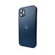 Чехол для смартфона AG Glass Matt Frame Color для iPhone 11 Navy Blue 666-00528 фото