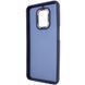 Чехол TPU+PC Lyon Frosted для Xiaomi Redmi Note 9s / Note 9 Pro / Note 9 Pro Max Navy Blue ILSO-00000065048-3 фото 3