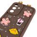 Чехол TPU Toys Case with Ears для Xiaomi Redmi 14C / Poco C75 Brown 777-03903 фото 4