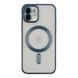 Чохол TPU Metallic Chrome Full Camera with Magsafe для iPhone 11 Dark Blue 214-02838 фото