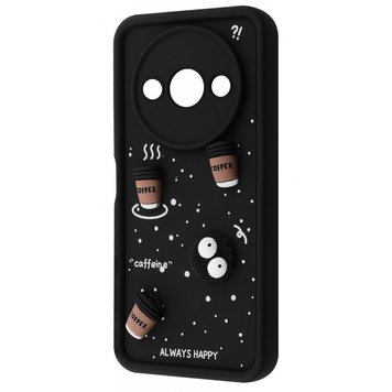 Чехол Pretty Things Case для Xiaomi Redmi A3 Black/Coffee 777-01619 фото