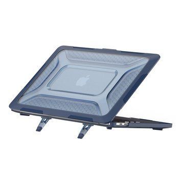 Накладка TPU+PC Hex Shield для MacBook Air 13" 2025/2024/2022 (M4 A3240/M2 A2681/M3 A3113) Dark blue 777-07797 фото