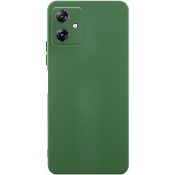 Чохол TPU GETMAN Liquid Silk Full Camera для Motorola Moto G54 Зелений / Dark green ILSO-00000077919-4 фото