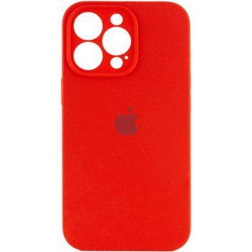 Силіконовий чохол з закритою камерою для iPhone 16 Pro Max Red 666-01325 фото