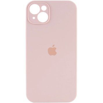 Чехол Silicone Case Full Size with Frame для iPhone 15 Plus Pink Sand 208-05052 фото