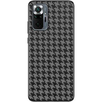Чехол TPU+PC Grid для Xiaomi Redmi Note 10 Pro / 10 Pro Max Black 555-02664 фото