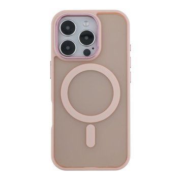 Чехол TPU+PC Goldencis Matte with MagSafe для iPhone 16 Pro Max Pink 214-03424 фото