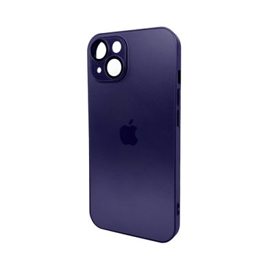 Чехол для смартфона AG Glass Matt Frame Color для iPhone 15 Deep Purple 666-00634 фото