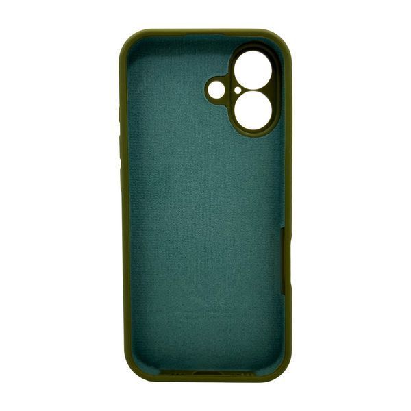 Силіконовий чохол з закритою камерою для iPhone 17 Army Green 666-04198 фото