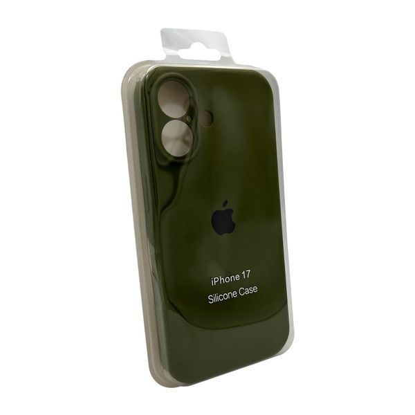 Силіконовий чохол з закритою камерою для iPhone 17 Army Green 666-04198 фото