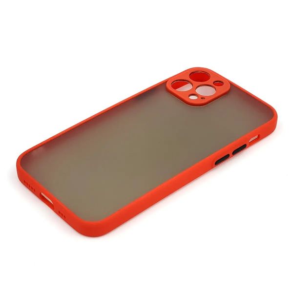 Силиконовый чехол с закрытой камерой Avenger Totu для iPhone 12 Pro Red 208-00684 фото