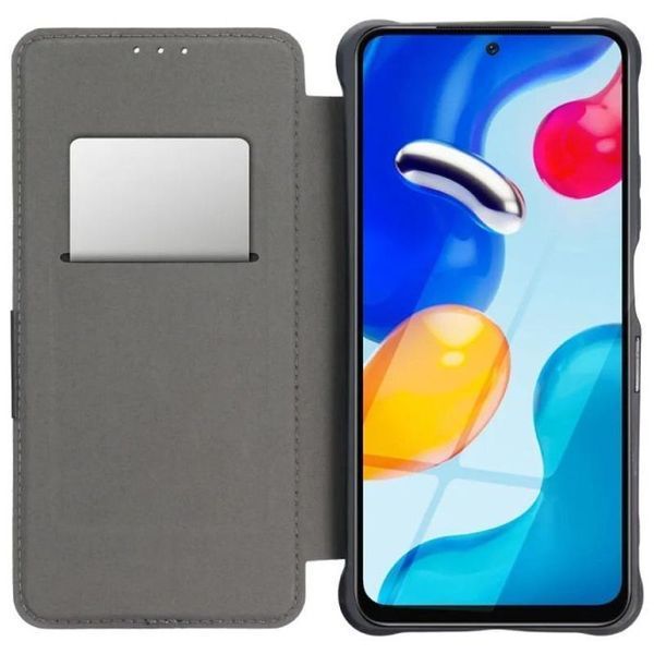 Кожаный чехол-книжка GETMAN Razor (PU) для Xiaomi Redmi 13C / Poco C65 Black 777-07695 фото