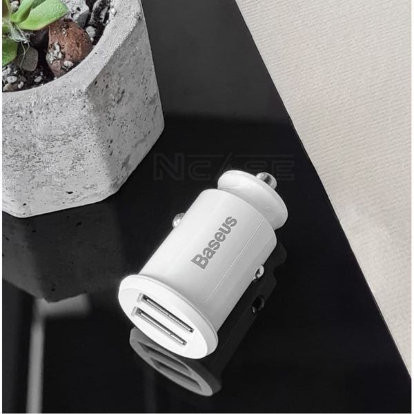 АЗУ Baseus Grain 3.1A 2USB Black CCALL-ML01 фото