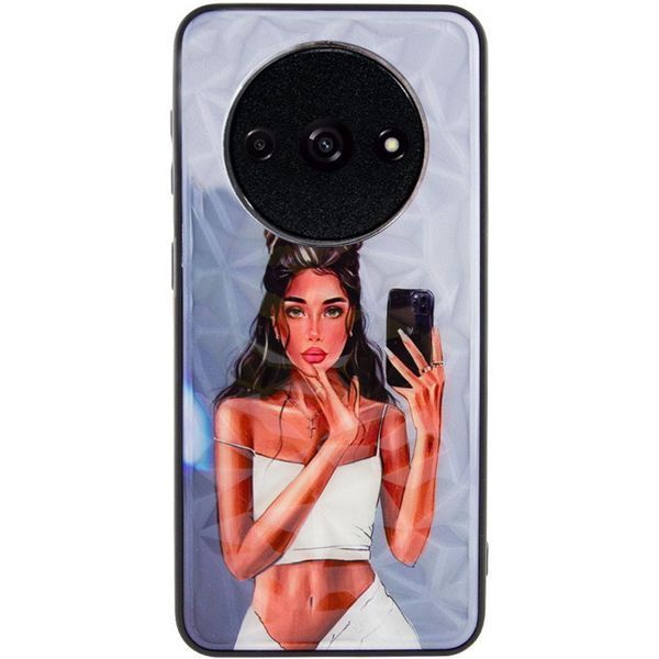 TPU+PC чехол Prisma Ladies для Xiaomi Redmi A3 Black in White 777-07445 фото