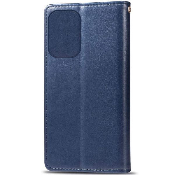 Шкіряний чохол-книжка GETMAN Gallant (PU) для Motorola Moto G05 / E15 Синій 777-06146 фото