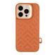 Чохол Kajsa Briquette Collection Rhombus with MagSafe для iPhone 16 Pro Max Brown 757-00038 фото