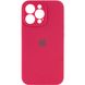 Силіконовый чохол з закритою камерою для iPhone 13 Pro Max Rose-Red 208-00768 фото