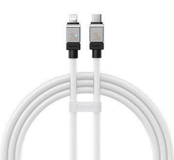 Кабель Baseus CoolPlay Series Fast Charging Cable Type-C to iP 20W 2m White CAKW000102 фото