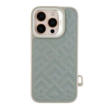 Чохол Kajsa Briquette Collection Rhombus with MagSafe для iPhone 16 Pro Max Light Grey 757-00039 фото
